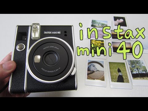 FUJIFILM instax mini 40 を買いました！開封＋準備＋撮影 (Unboxing＋Setup＋Photos) 新型チェキ！