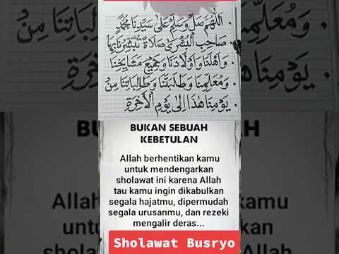 SHOLAWAT BUSRYO//#sholawatpenyejukhati #sholawatmerdu #sholawatviral #storyislami #statusislamic