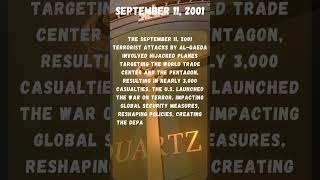 September 11, 2001: Shaping a New Era of Security and Unity #history #shorts #youtubeshorts