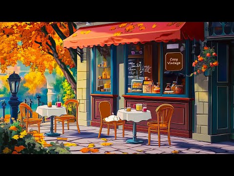 1950's autumn coffee with oldies playing in another room (relax, study, sleep) ☕🍂