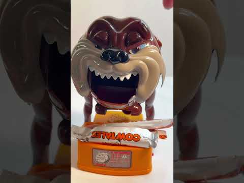 Very very mad dog Beware #shorts #maddog #asmr #satisfying #candy #funnytoys