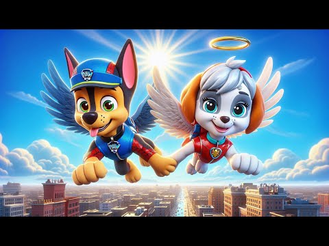 ANGEL CHASE FALL IN LOVE ANGEL SKYE | Paw Patrol The Mighty Movie | Love Story | Rainbow 3