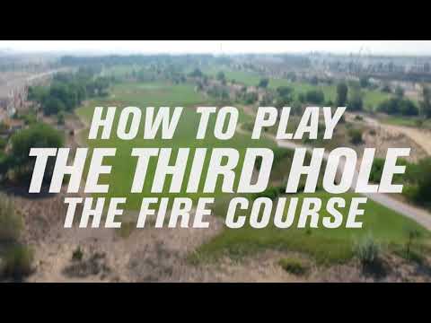 How to play the 3rd hole on the Fire course at Jumeirah Golf Estates