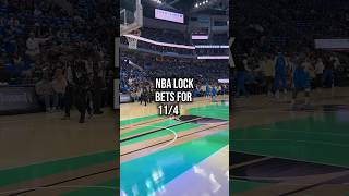 NBA BEST BETS FOR 11/4🔒