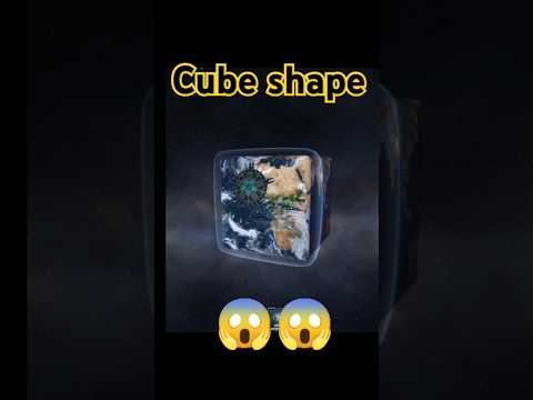 what if earth was shaped like a cube ?? #shorts #space #solarsmash #universe #earth