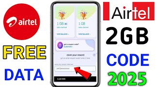 Airtel 2GB Free Data Offer 2025 | Airtel Sim Me 2GB Free Data Kaise Le | Airtel Free Data Offer 2025