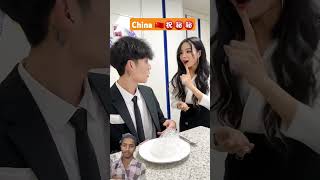 🇨🇳vs🇮🇳#funny #challenge #comedy #korean #tiktok #viralvideo #funnyvideo #curecouple #greenscreen