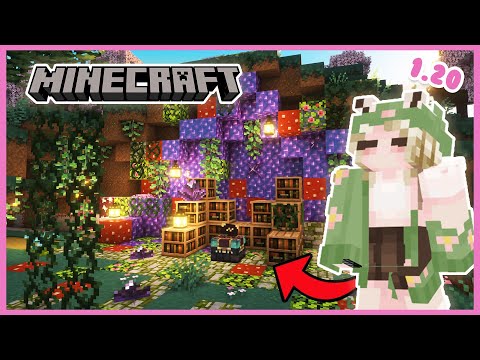 🧚‍♀️ Fairycore Magical Enchanting Cove 🌷 EP 7 (Minecraft 1.20 Modded Survival) 🍄