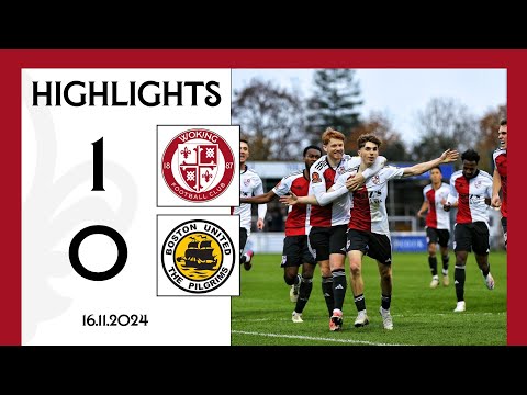 Woking 1-0 Boston United | Match Highlights