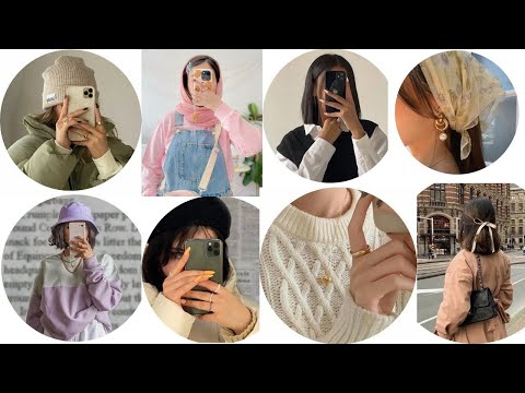 Selfie poses 🤳||Mirror🪞 hidden face DP for girls