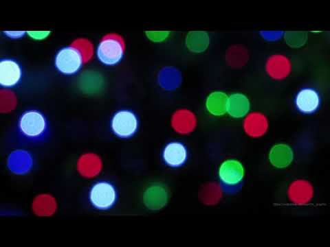 Christmas Lights Bokeh Defocus Out of Focus Background Video Backdrop Stock Footage