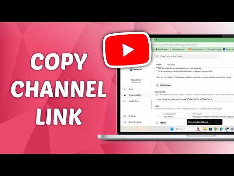 How to Copy your YouTube Channel Link on PC! (2025)