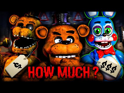 How Much Are The FNAF Animatronics ACTUALLY WORTH?