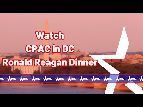 Ronald Reagan Dinner at CPAC in DC 2025