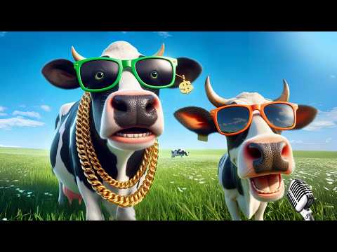 FUNNY COW DANCE 40 | Cow Song & Cow Videos 2024 | Cow music official | funny dancing cow | gay | moo