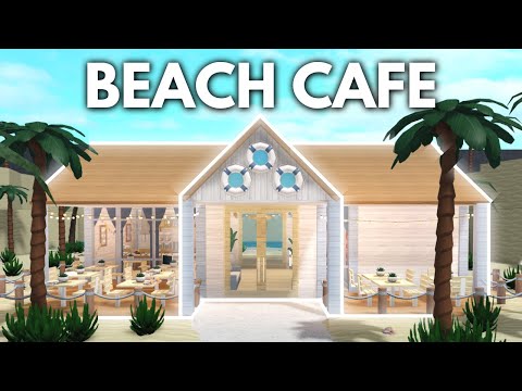 Building a Beach Cafe in Bloxburg