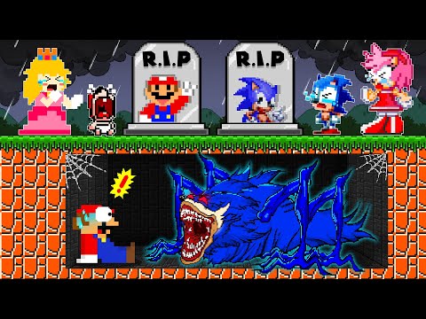 R.I.P Mario and Shin Sonic Tapes in Super Mario Bros | Game Animation