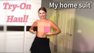 Try-On Haul! My favorite suit that i wear at home🎀