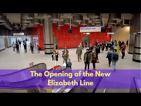 The Opening of the NEW Elizabeth Line | Crossrail Project| Tottenham Court Rd | Whitechapel Station