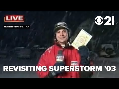 Superstorm '03: CBS 21's Weather Team revisits the 2003 storm that brought 16 inches of snow