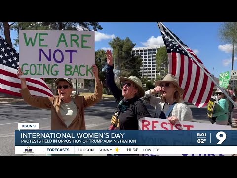 International Women's Day: Demonstrations held in opposition of Trump administration