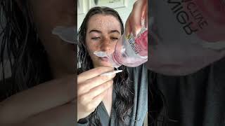 Removing my freckles 🤭 #skincare #modellife #beautyproducts #skincareroutine #modelglamher #grwm