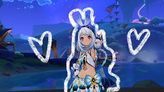 ୭ ˚. ᵎᵎˎˊ˗ surf with mualani ୭ ˚. ᵎᵎˎˊ˗ relaxing genshin gameplay