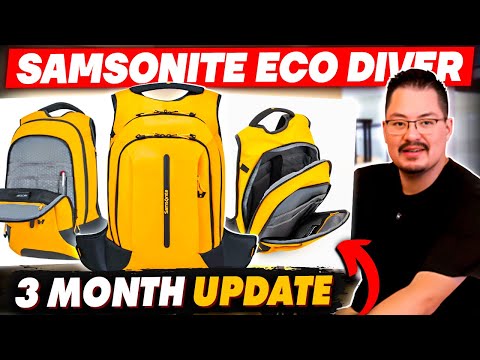 Samsonite Eco Diver Laptop Backpack Review | 3 Month Update