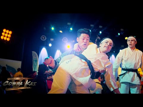 Sekai Taikai Semi-Final Brawl Scene (Part 5/6) [4K UHD] | Cobra Kai Season 6 | ClipsVerse