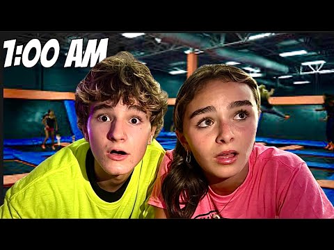 SNEAKING INTO A TRAMPOLINE PARK!