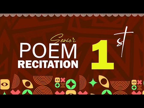 Senior Poem Recitation English l FIRST l INFORIUM 2K25 l DA'WA ART FEST