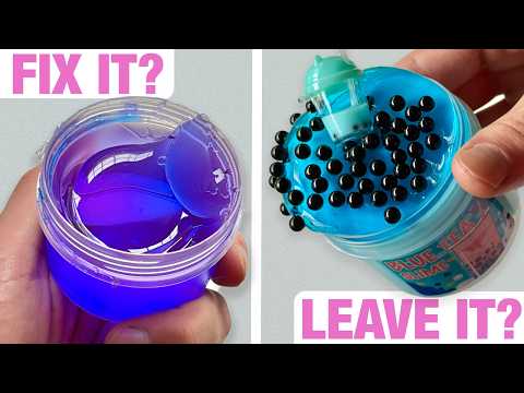 Fixing Slime From SHEIN Again... | Slime Makeovers