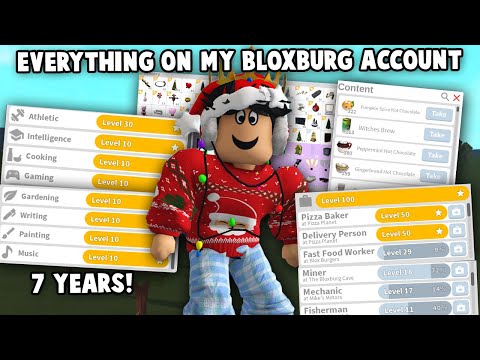 WHATS ON MY BLOXBURG ACCOUNT AFTER 7 YEARS...