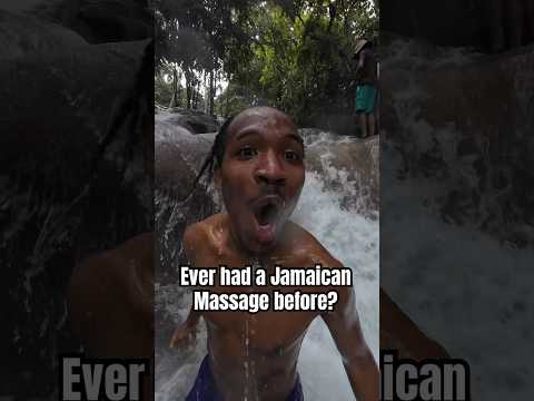 Dunn’s River Falls Water Massage! #jamaica #dunnsriverfalls #selfcare