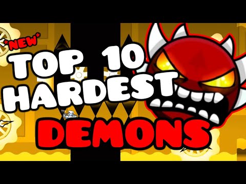 [NEW] THE TOP 10 HARDEST EXTREME DEMONS IN GEOMETRY DASH