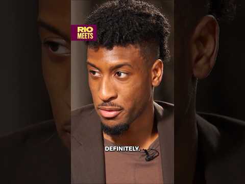 “BEST PLAYER IN THE WORLD ONE DAY?” 🗣️Rio Meets Kingsley Coman #football  #bundesliga #qatarairways