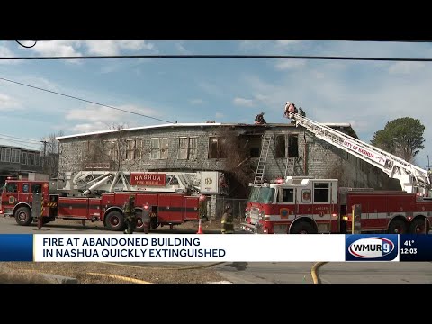 Fire at abandoned building in Nashua extinguished quickly