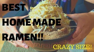 【Noodle Maker】Series .2 BEST HOMEMADE RAMEN EVER?! JIRO RAMEN!!