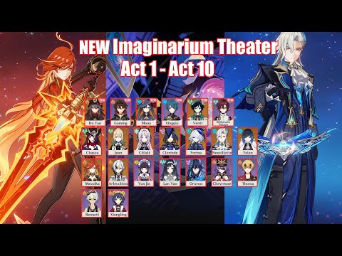 New Imaginarium Theater Act 1 - Act 10 | Genshin Impact 5.3