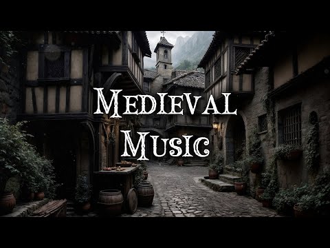 A Twilight Journey Through The Medieval Cobblestone Alley | Relaxing Medieval Fantasy Celtic Music