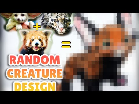 Random Creature Design #1 l Polymer Clay Art Doll DIY