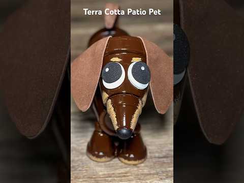 The Ultimate Terra Cotta Patio Pet Hack! #gardenart #terracotta #cuteanimals