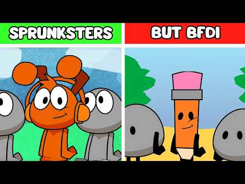 Incredibox Sprunki Sprunksters but BFDI Objectbox Version - Normal VS Horror