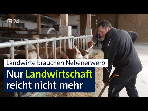 Hof und Acker reicht nicht mehr: Immer mehr Landwirte verdienen sich Geld dazu | Abendschau | BR24