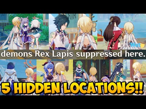 5 HIDDEN LOCATIONS! Xiao, Keqing, Ganyu, Yelan, Beidou Cutscene Genshin Impact 5.3 Lantern Rite 2025