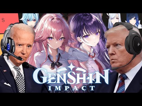 Trump, Biden and Obama finishes their Genshin Impact waifu tier list