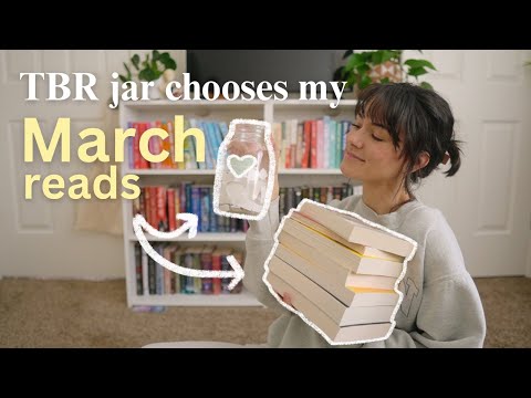 TBR jar chooses my March reads🫙📚🍀