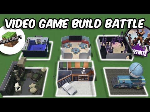 100k VIDEO GAME BUILD BATTLE in BLOXBURG