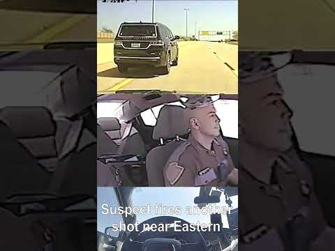 Craziest officer in pursuit ever!