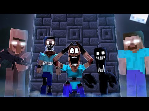 Surviving Minecraft Horror Mods With Villagers and Herobrine!